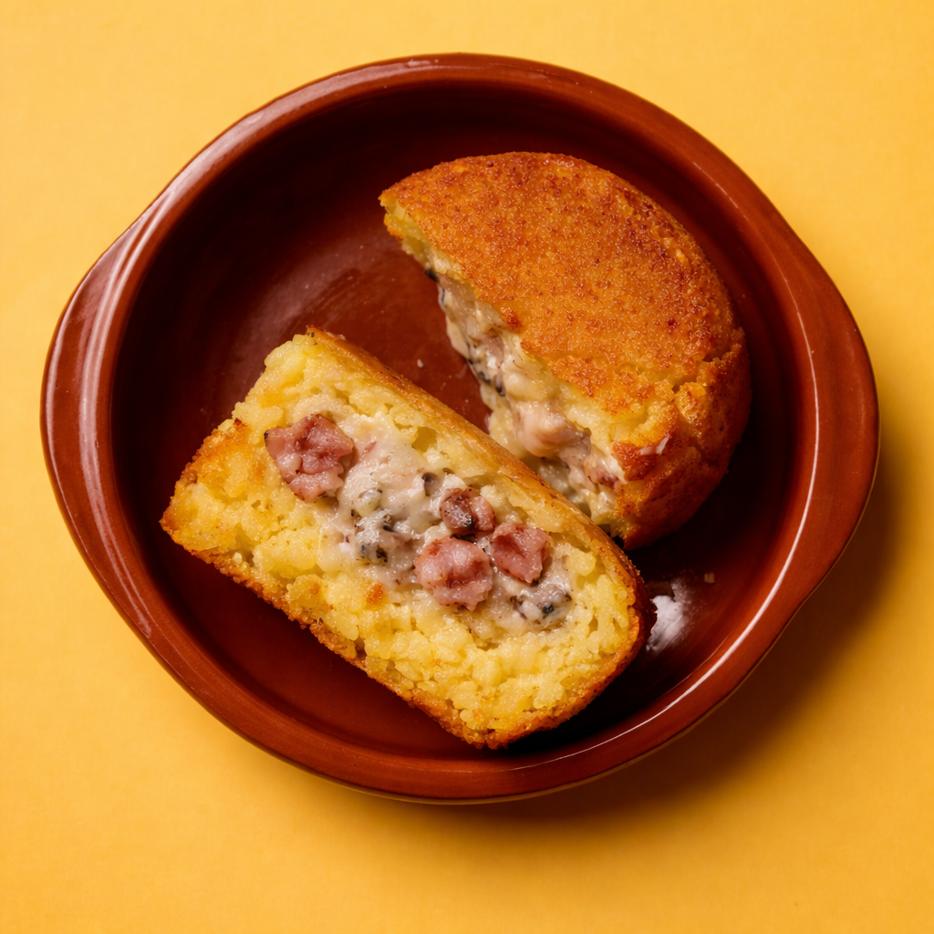 Arancino Panceta y Trufa