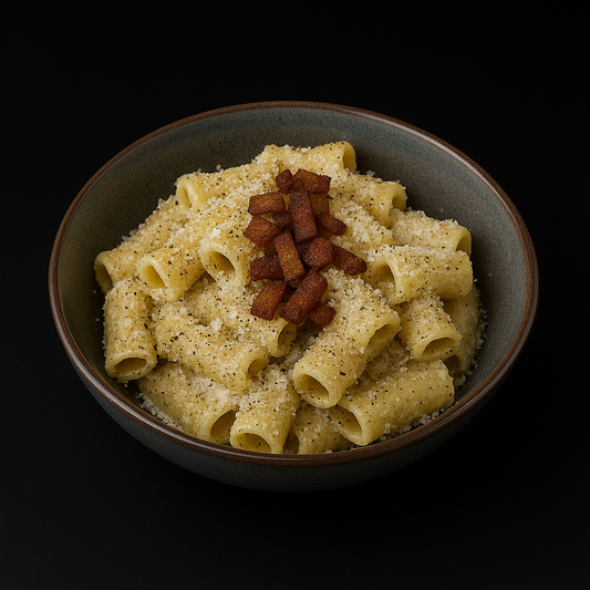 Rigatoni alla Carbonara Trufada